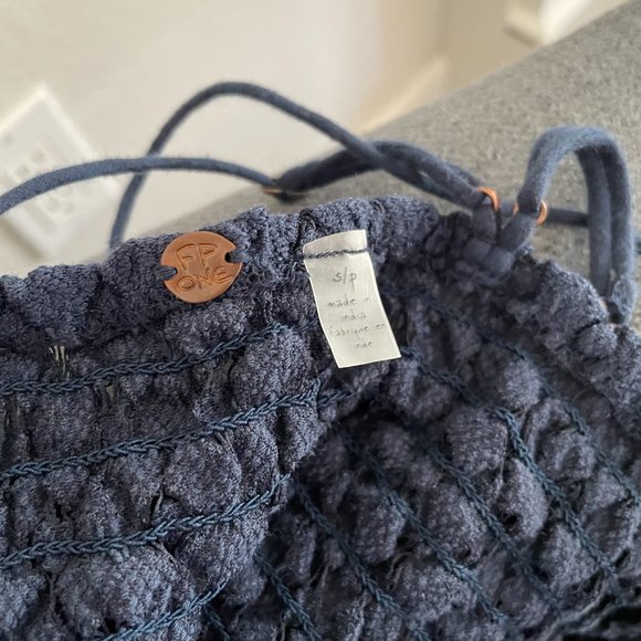 Free People lace bralette Adella navy - Picture 6 of 7